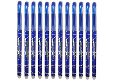 RHardware 12 bolígrafos de tinta azul, borrable de gel 0,7mm, bolígrafos papelería escolar características