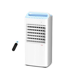 Portable Air Conditioner 3-in-1 Air Cooler/Fan/Humidifier 4 Wind Speeds 15-Litre Water Tank 15 Hours Timing Power 85 Watts with Remote and 4 Universal características