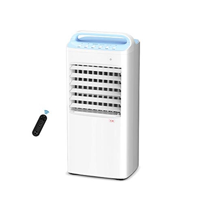 Portable Air Conditioner 3-in-1 Air Cooler/Fan/Humidifier 4 Wind Speeds 15-Litre Water Tank 15 Hours Timing Power 85 Watts with Remote and 4 Universal