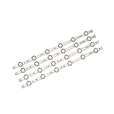CARZE 4 Piezas/Lote LED Strip Fit for LG 49UV340C 4A9UJ6565 49UJ670V 49 V17 Art3 2862 2863 6916L-2862A 6916L-2863A V1749R1 V1749L1 Nuevo Tiras de luz 