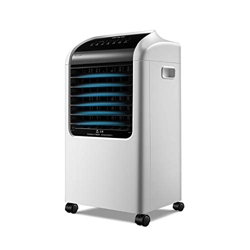 Air Conditioner Cooling Fan with Remote 8 Liter Water Tank 3 Speeds 65W 4 Wheels Evaporative Air Cooler Conditioner Humidifier Suitable for Home Offic en oferta