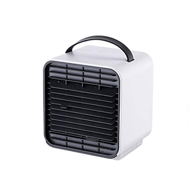 Portable USB Air Conditioner Fan Personal Noiseless Air Cooler 3 Speed Setting 2000mAh Battery Capacity Use Time 7.5 Hours for Office Camping Kitchen 