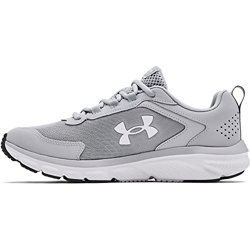 Under Armour Hombre UA Charged Assert 9 Zapatillas Running, Mod Gray / White / White características