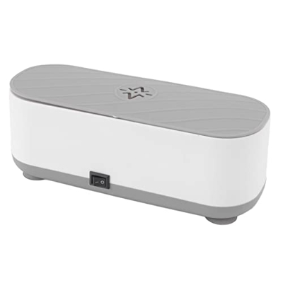 Limpiador UltrasóNico de Joyas, Ventosas Limpiador UltrasóNico VibracióN de Alta Frecuencia Enjuague de 360 ​​Grados OperacióN FáCil para Anillos