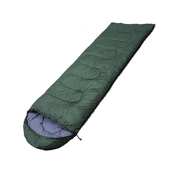 BAI Shi Wu Saco de Dormir for una Sola Persona con Cremallera, Senderismo, Camping, Traje, Funda, sobre, Impermeable (Color : Green) características