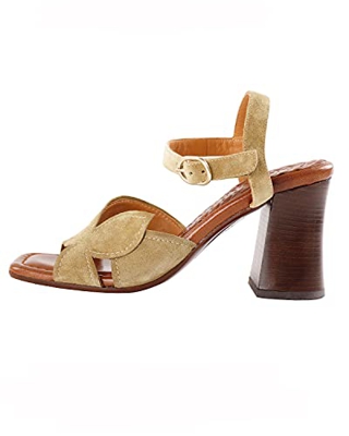 Chie Mihara PEWA, Sandalias con tacón. Mujer, Oliva, 40 EU