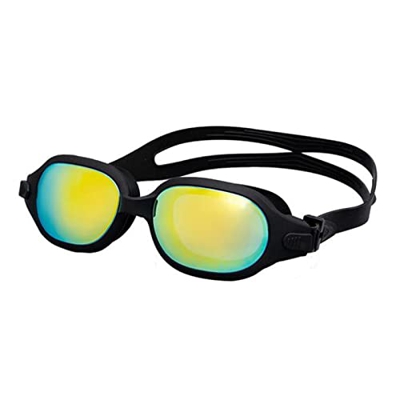 OMIAJE Gafas de natación de Silicona Gafas de natación con Correa Ajustable Anti-Fog Gafas de natación zhengyali (Color : A, Size : One Size)