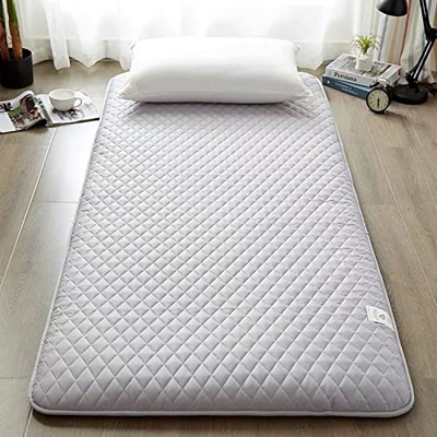 Colchón de Suelo japonés, Colchón de Dormitorio Tatami Mat Sleeping Pad con Fondo Antideslizante, Shiki Futon Colchón de futón Plegable y portátil,Bla