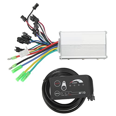 Longzhuo Kit de Controlador sin escobillas para Bicicleta eléctrica de 48V, 250W, 350W, Controlador de Motor, Juego de Panel de Pantalla LED 810, Kit 