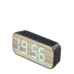 MBETA Altavoz Bluetooth inalámbrico transfronterizo Nuevo Mini Espejo Familiar Mini Altavoz Despertador con Control Remoto Altavoz Inteligente precio