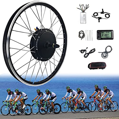Cassette De Bicicleta EléCtrica,Kit De ConversióN De Bicicleta EléCtrica De 20/24/26/27.5/28/29/700C Pulgadas,Rueda Trasera,ModificacióN De Motor EléC