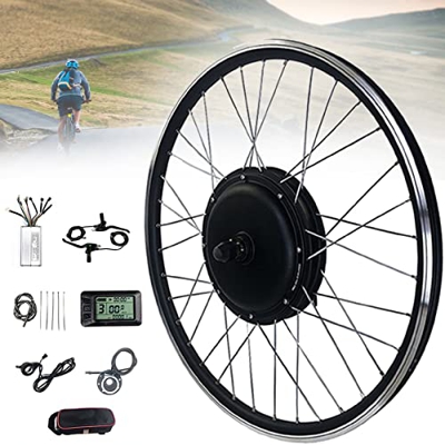 Motor De Buje Trasero Rueda Trasera De Casete,Kit De ConversióN De Bicicleta EléCtrica,20/24/26/27.5/28/29/700C Pulgadas,Kit De ConversióN De Motor De