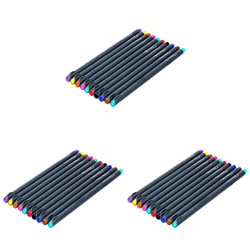 Operitacx Juego de Rotuladores Delineadores Bolígrafos para Escribir Bocetos Rotuladores de Colores Finos Bolígrafos de Colores Finos para Calendario  en oferta