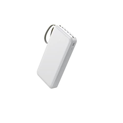 LLKJ Viene con Cuatro Hilos 30000 MAh Carga Treasure Bracket Mobile Power Mobile Power Moda (Color : White, Size : 30000mAh) en oferta