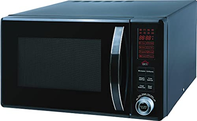 DCG MWGBD825 - Horno microondas combinado, 1000 W grill, 800W microondas, 25 litros, metal, negro