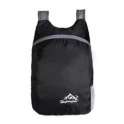 DAZZLEEX 20L deportes al aire libre mochila impermeable portátil plegable cómoda mochila ligera y gran capacidad negro características