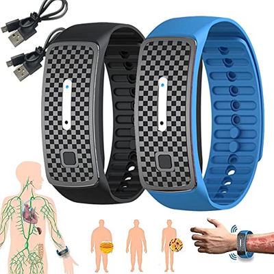 QKKO Matteo Ultrasonic Body Shape Wristband, New Smart Ultrasonic Bracelet Electronic Wristband,Magnetic Lymph Detox Bracelet,Body Shape Lose Weight B