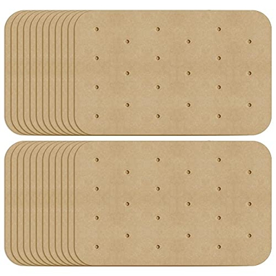 Weetack Revestimiento de Papel Pergamino para Freidora de Aire con Orificio de Aire para Freidora de Aire Ninja DZ201, DZ401, Accesorios para Freidora