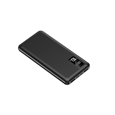 LLKJ 22.5W Carga rápida 10000mAh Banco de energía Venta al por Mayor Banco de energía Universal for teléfono móvil de Gran Capacidad Moda (Color : Bla