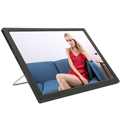 Televisión Digital Portátil de 15,4 Pulgadas, Reproductor de Vídeo Recargable 1080P TV Compatible con Vídeo 1080P MKV MOV AVI WMV MP4 FLV MPEG1 4 MP3, en oferta
