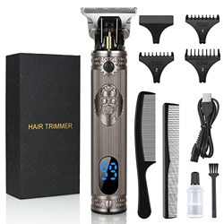 URAQT Maquina Cortar Pelo, Cortapelos Hombre Profesional Eléctrica con 3 Peines-Guía, USB Maquinilla Cortar Pelo Recargable con LED, Cortadora de Pelo características