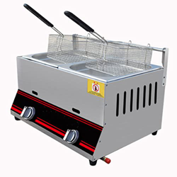 GGCG Freidora Comercial Acero Inoxidable Capacidad De Aceite Máxima Es Freidora En Acero Inoxidable precio