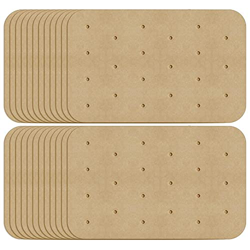 Melitt Revestimientos de Papel Pergamino para Freidora de Aire con Orificio de Aire para Freidora de Aire Ninja DZ201, DZ401, Accesorios para Freidora precio