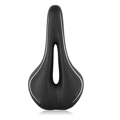 YEJIANGHUA Fit For Hollow Bicycle Bicycle Saddle Mujeres Mujeres MTB Carretera de Bicicleta Silla de Choque Absorbente cómodo Advertencia de Seguridad
