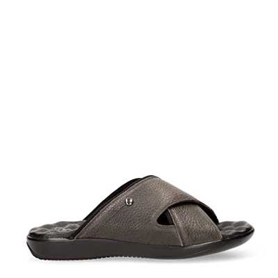 PANAMA JACK Sandalias de Hombre Magic C40 Napa Gris/Grey 43 EU