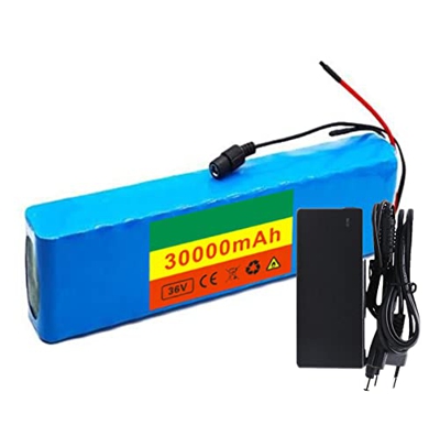 Batería De Bicicleta Eléctrica 36V Batería De Iones De Litio De 30AH para 50W -500W Monociclo eléctrico de Auto Equilibrio Scooter Hoverboard XT60 Plu