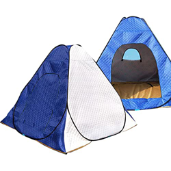 JTYX Tienda De Pesca En Hielo Portátil, Tienda De Pesca En Hielo Impermeable con Bolsa De Transporte, Ventanas Ventiladas Desmontables, Puerta con Cre en oferta