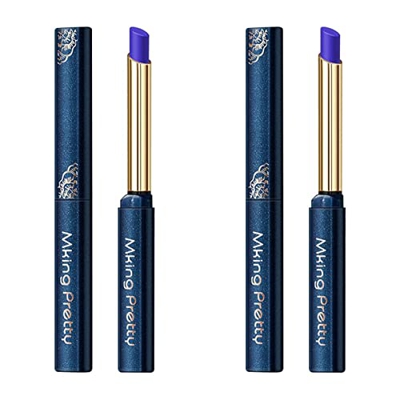 Lápiz Labiales mágico que cambia de color | Barra de labios de rosa azul coreana | Shimmer Lip Stain Hidratante de larga duración | Tinte de labios re