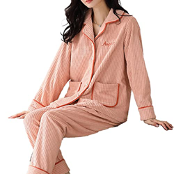 Pijama Mujer Sexy, Conjunto De Pijamas De Lana Esponjosa Y Elegante, Camisón De Punto De Color Sólido, Rosa, Cómodo, Cálido, Conjunto De Pijamas De In precio