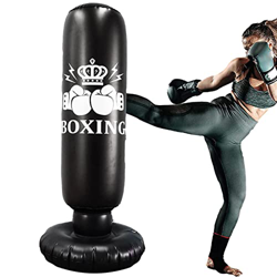 Umifica Saco de Boxeo Independiente | Saco de Arena Inflable de 63 Pulgadas con Soporte | Saco de Boxeo de pie, Juguete Deportivo para niños para Adul características