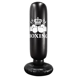Huaxingda Saco de Boxeo Independiente | Saco de Arena Inflable de 63 Pulgadas con Soporte | Saco de Boxeo Inflable para Adultos, Saco de Arena para In características