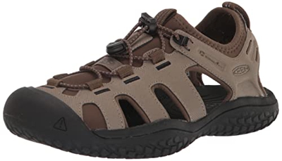 Keen Solr, Sandalias Hombre, Brindle Canteen, 45 EU