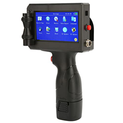 Zunate Impresora de Inyección de Tinta Portátil, Máquina de Codificación de Inyección de Tinta Portátil de Secado Rápido con Pantalla Táctil LCD de 4, características