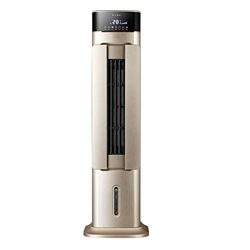 Electric Heaters 3300W High-Power Air-Conditioning Fan Household Vertical Heater Electricity-Saving Humidification Cooling and Heating Gold en oferta