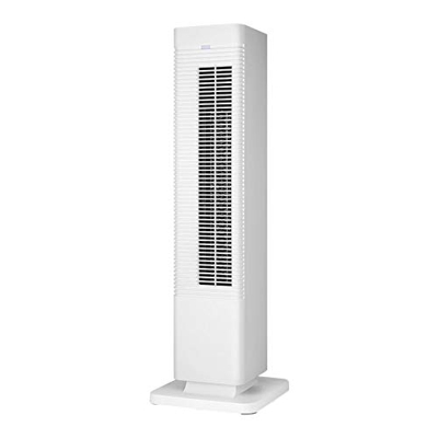 Vertical Space Heater Electric Oscillating Stand Up Tower Fan 4 Speed LED Display Remote Control 80° Oscillation Adjustable Thermostat for Office Bedr