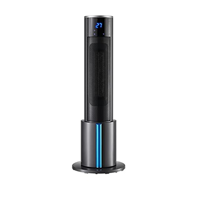 Tower Heaters Portable Oscillating Fan 3 Speed Control Compact and Space Saving Humidification Heater with Remote Control and Timer Function for Home