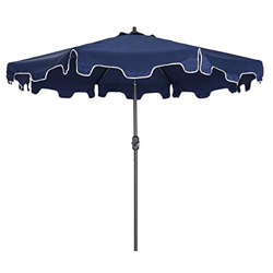 Coffee Table LQ Outdoor Patio Umbrella 9 Feet Market (Not Including Base)-Navy Blue precio