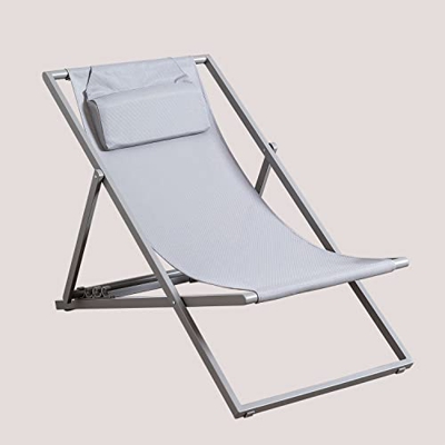 SKLUM Hamaca de Jardín en Acero Jensy Poliéster - Acero Gris