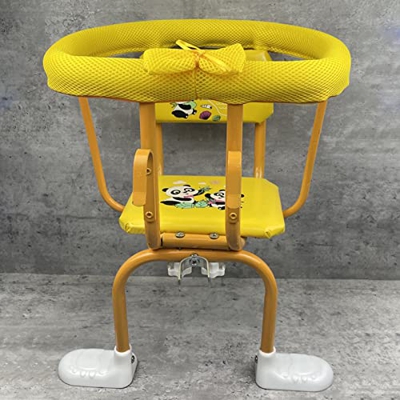 GUDPIG Portabicicletas para niños,Asiento de Bicicleta para niños con Respaldo,Reposabrazos,Pedales y cojín,Adecuado para niños de 6 Meses a 4 años