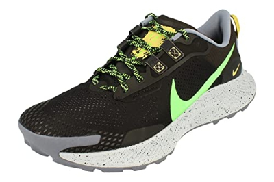 Nike Pegasus Trail 3 Hombre Running Trainers DA8697 Sneakers Zapatos (UK 11 US 12 EU 46, Black Green Strike asken Slate 004)