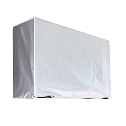 Finetoknow Cubierta de aire acondicionado exterior Cubierta protectora Protección solar y polvo Resistente al agua Adecuado para uso al aire libre S/M en oferta