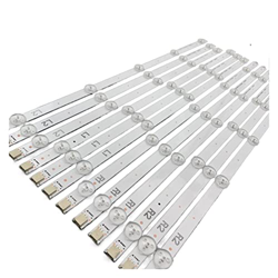 CARZE 12 Piezas LED Falta de retroiluminación Adecuada for LG 50"TV ROW2.1 Rev 0.4 50LN575 LC500DUE 50LN5200 50LN5100 50LN5600 50LN570 50LA621 Tiras d características