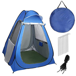 Tienda de Camping y Ducha Tienda de Ducha al Aire Libre portátil Impermeable Ligero Ligero Fácil Campamento Plegable Refugio de Lluvia para Pesca para características
