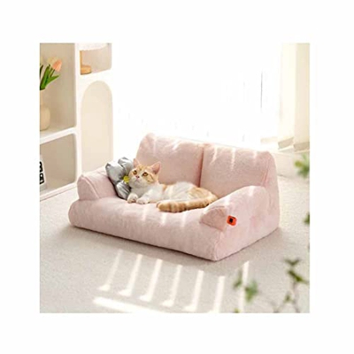 GZHERVICES Cama ortopédica para Perros y sofá portátil, Antideslizante, con Espuma y algodón PP, Funda Lavable extraíble, Forro Impermeable de Tela de