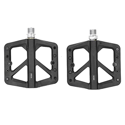 Pedal de bicicleta, pedal de plataforma de nailon antideslizante, pedal de pie ultraligero con rodamiento sellado para BMX, MTB, bicicleta de montaña,