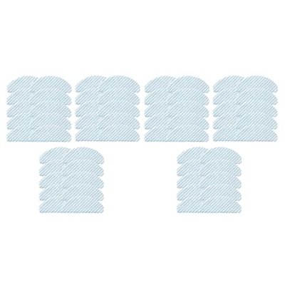 AuntYou 60 Piezas para Ecovacs Deebot Ozmo T8 T8 MAX Aspiradora Robot Paño de Limpieza Desechable Potente Paño de Fregona